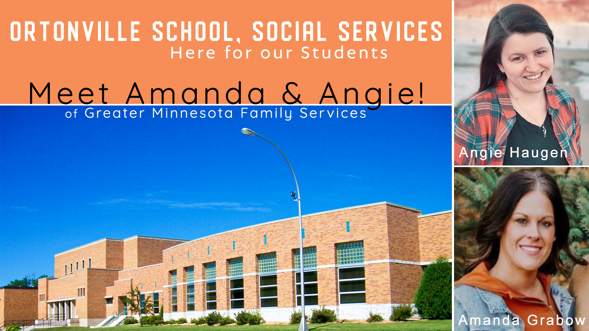 Ortonville Public School Meet Amanda & Angie! MNbump